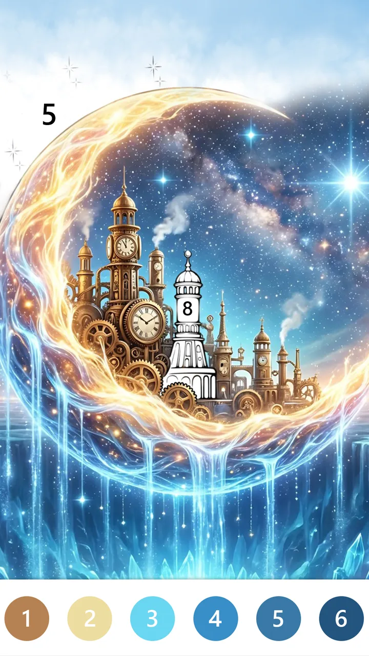 Whimsy Color By Number Game screenshot 2