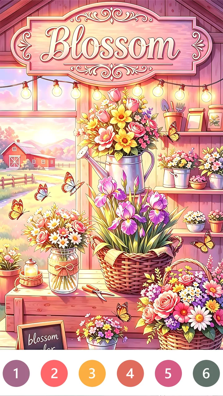 Blossom Color By Number screenshot 3