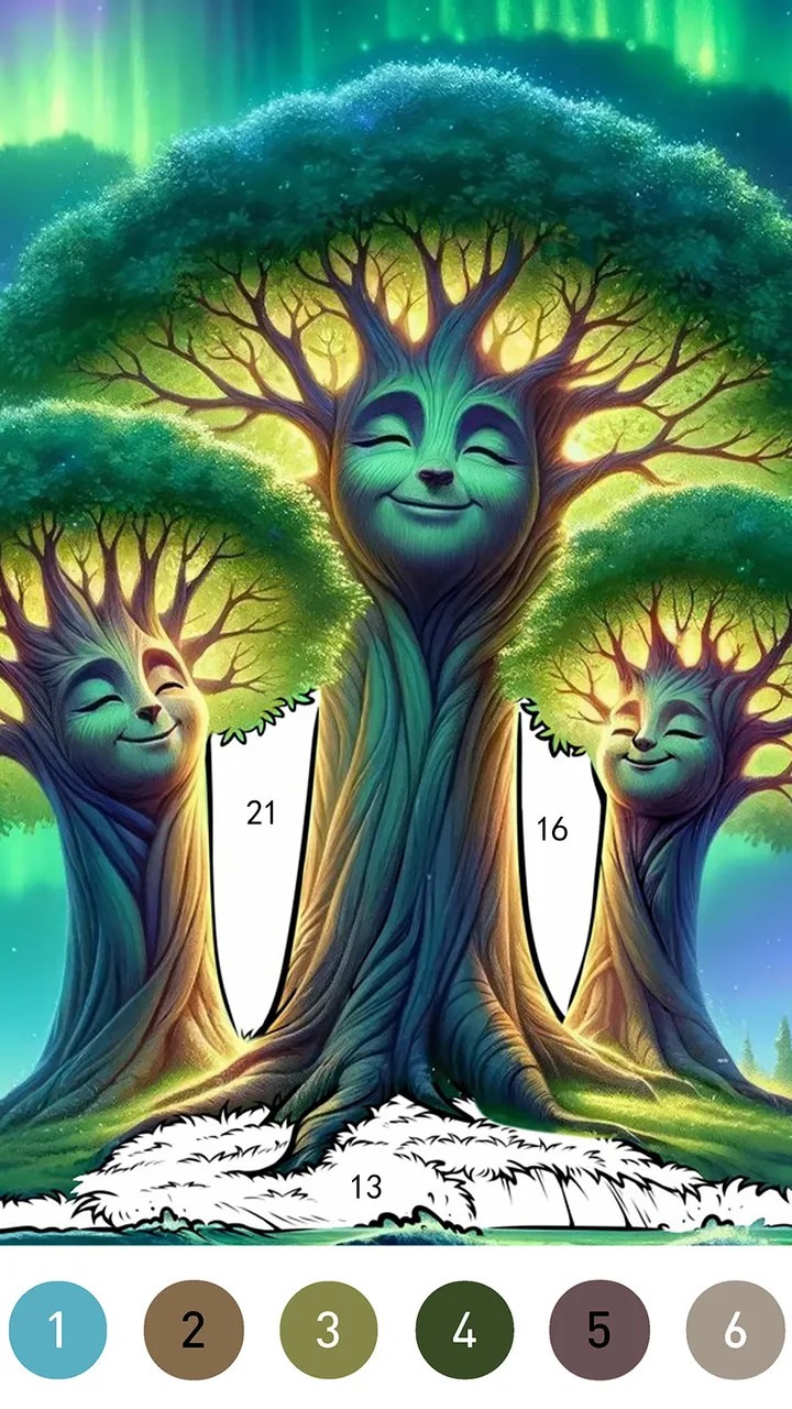 Fantasy Color By Number Game screenshot 2