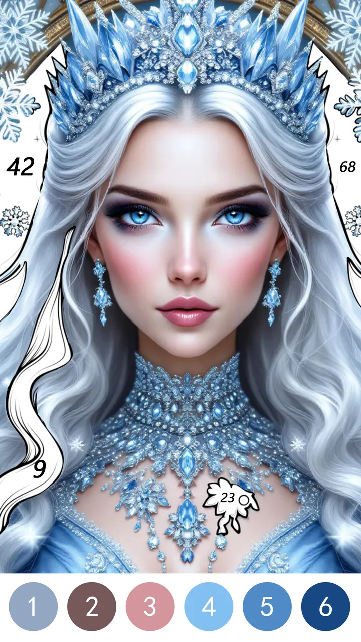 Fantasy Color By Number Game screenshot 3