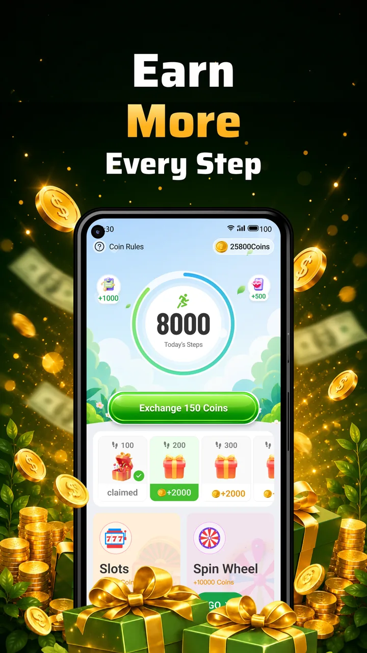 WalkDaily - Step Counter screenshot 2