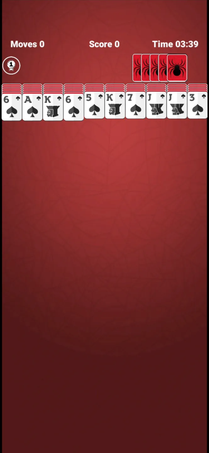 Spider Solitaire screenshot 1