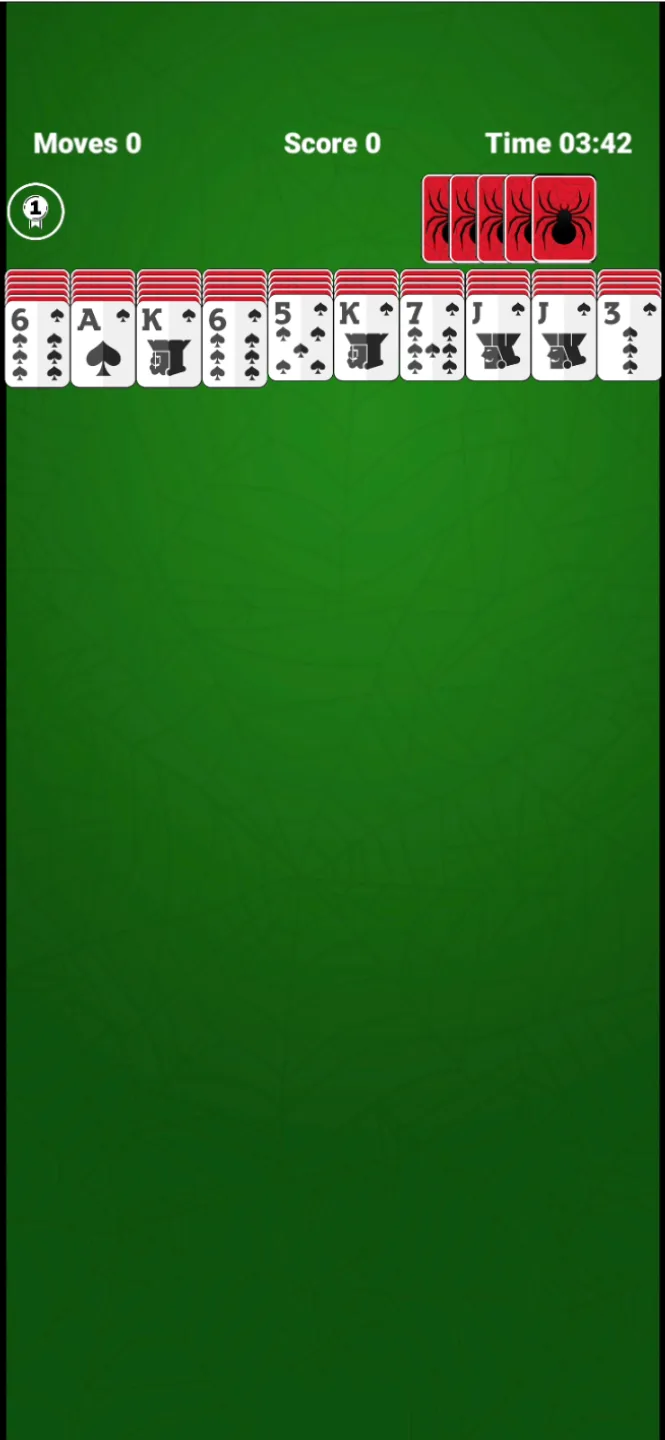 Spider Solitaire screenshot 2
