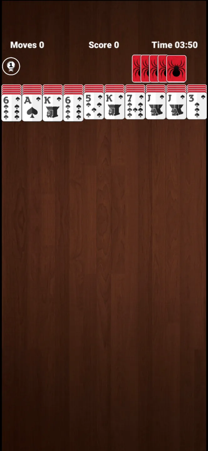 Spider Solitaire screenshot 4