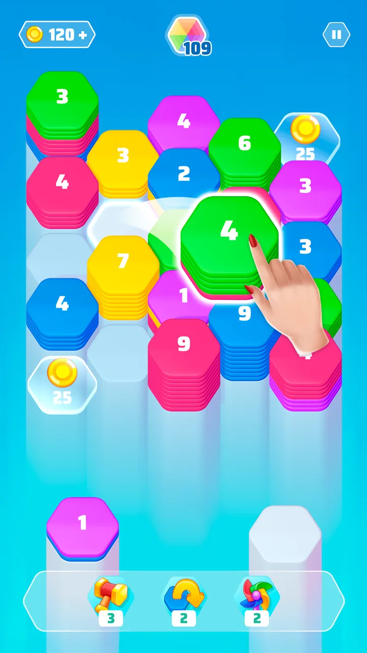 Color Slide - Hexa Puzzle screenshot 1