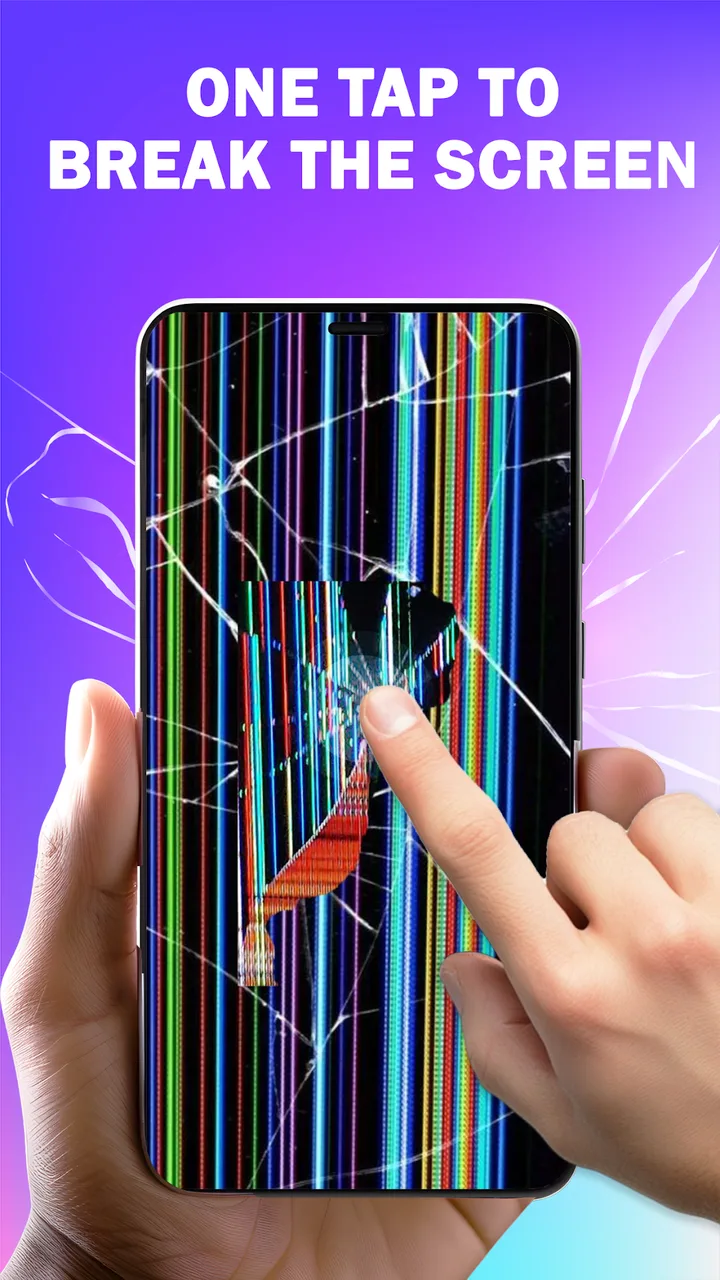 Broken Screen: Magic Wallpaper screenshot 4