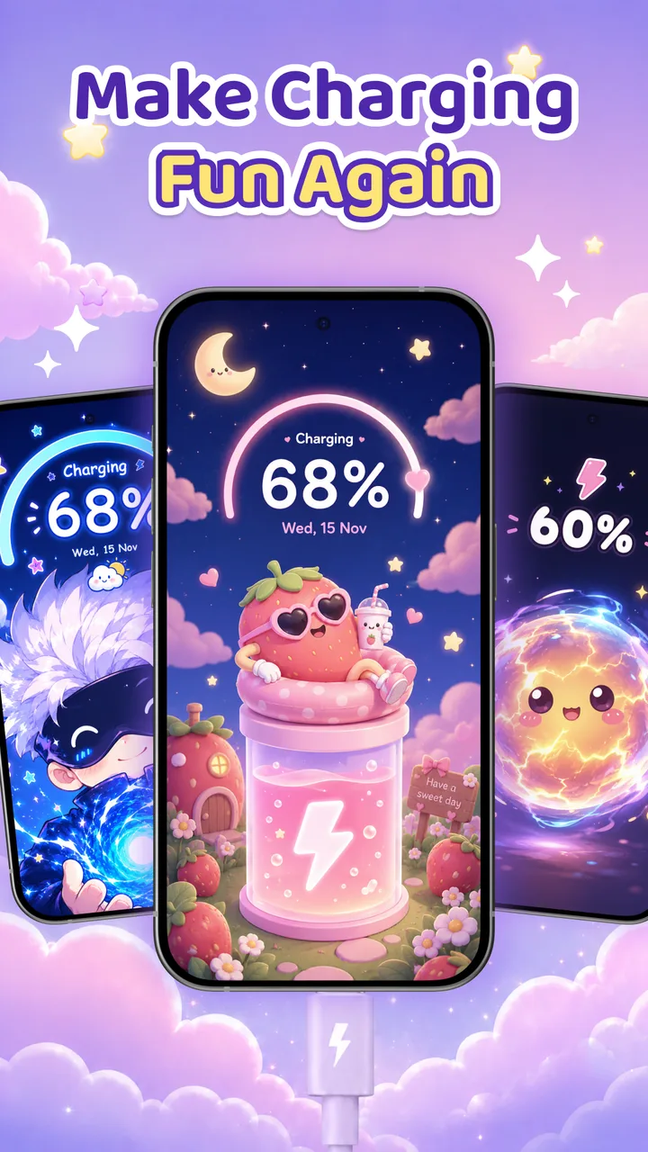 Emoji Battery Widget & Icons screenshot 3