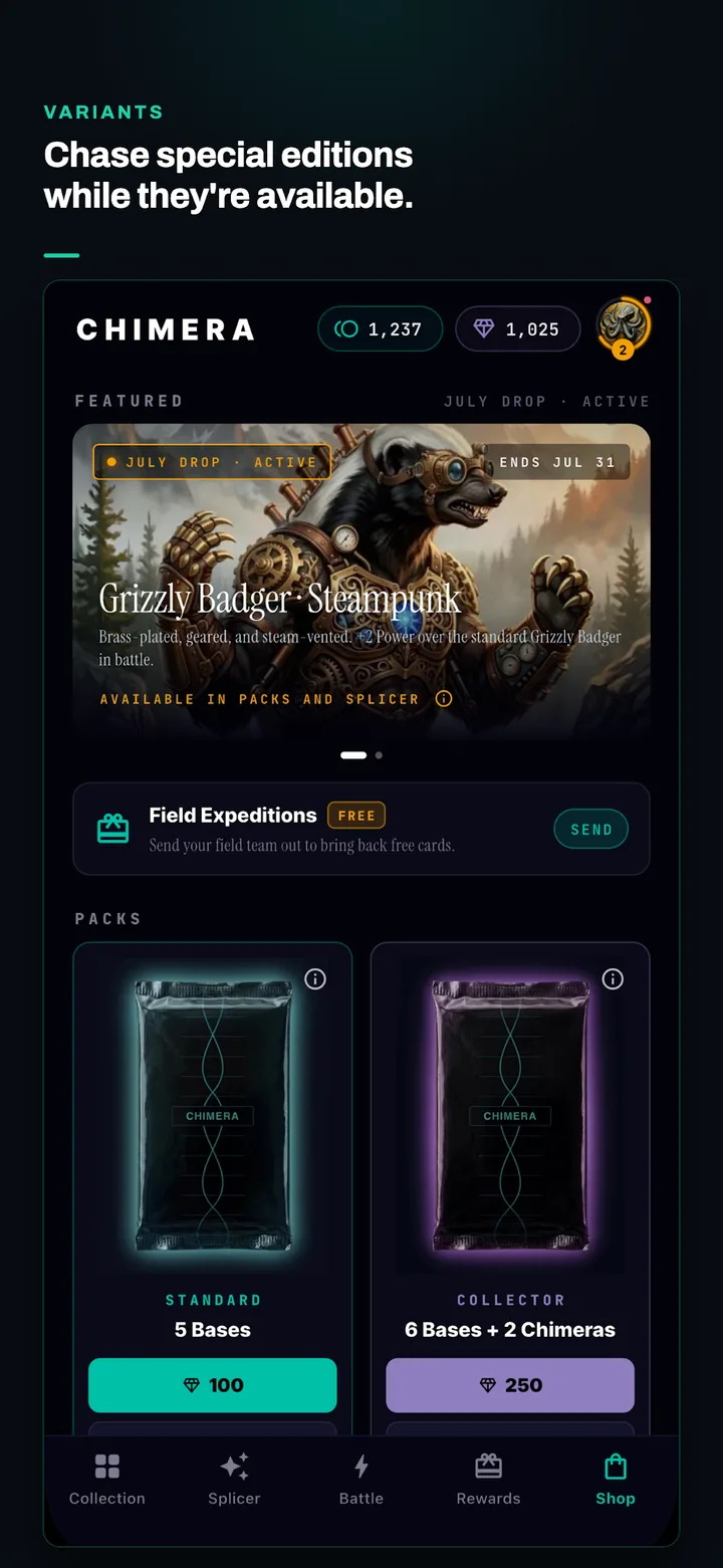 Chimera TCG screenshot 1