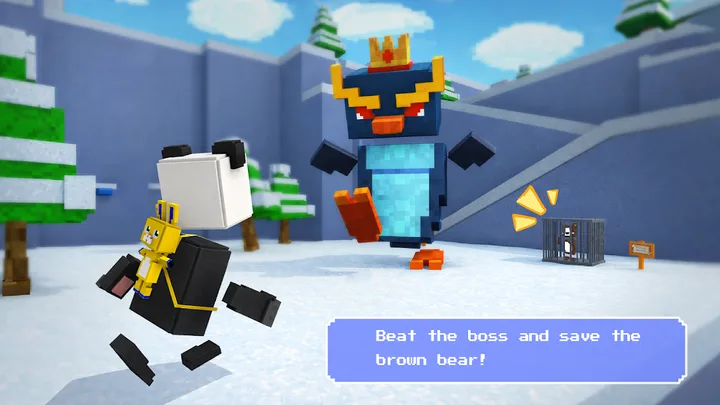 Blocky Quest: 3D Platformer screenshot 1