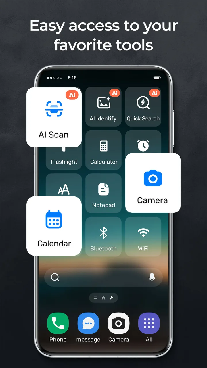 Big HomeScreen - Easy & Smooth screenshot 2