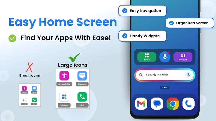 Big Keyboard: Easy Homescreen screenshot 2