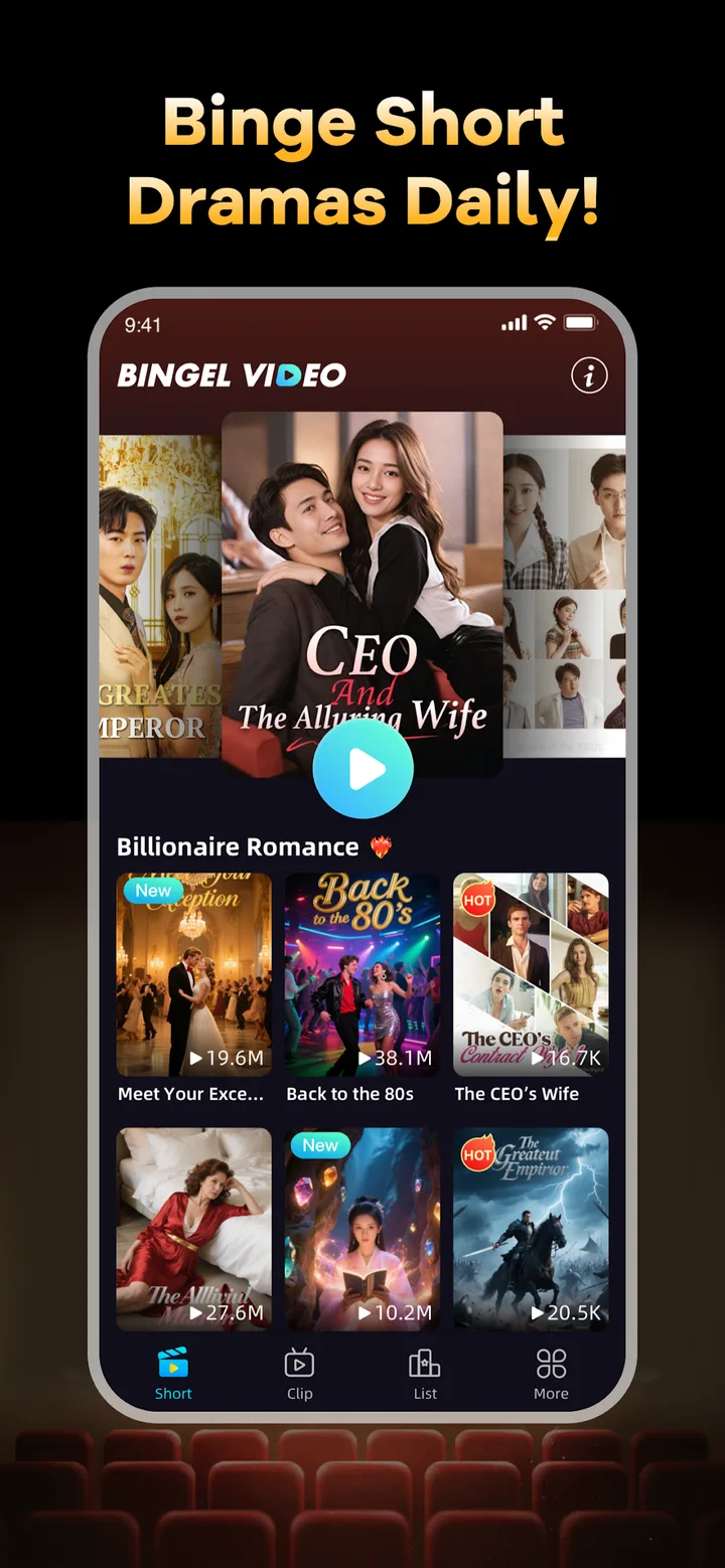 Bingel Video: HD Player Hub screenshot 2