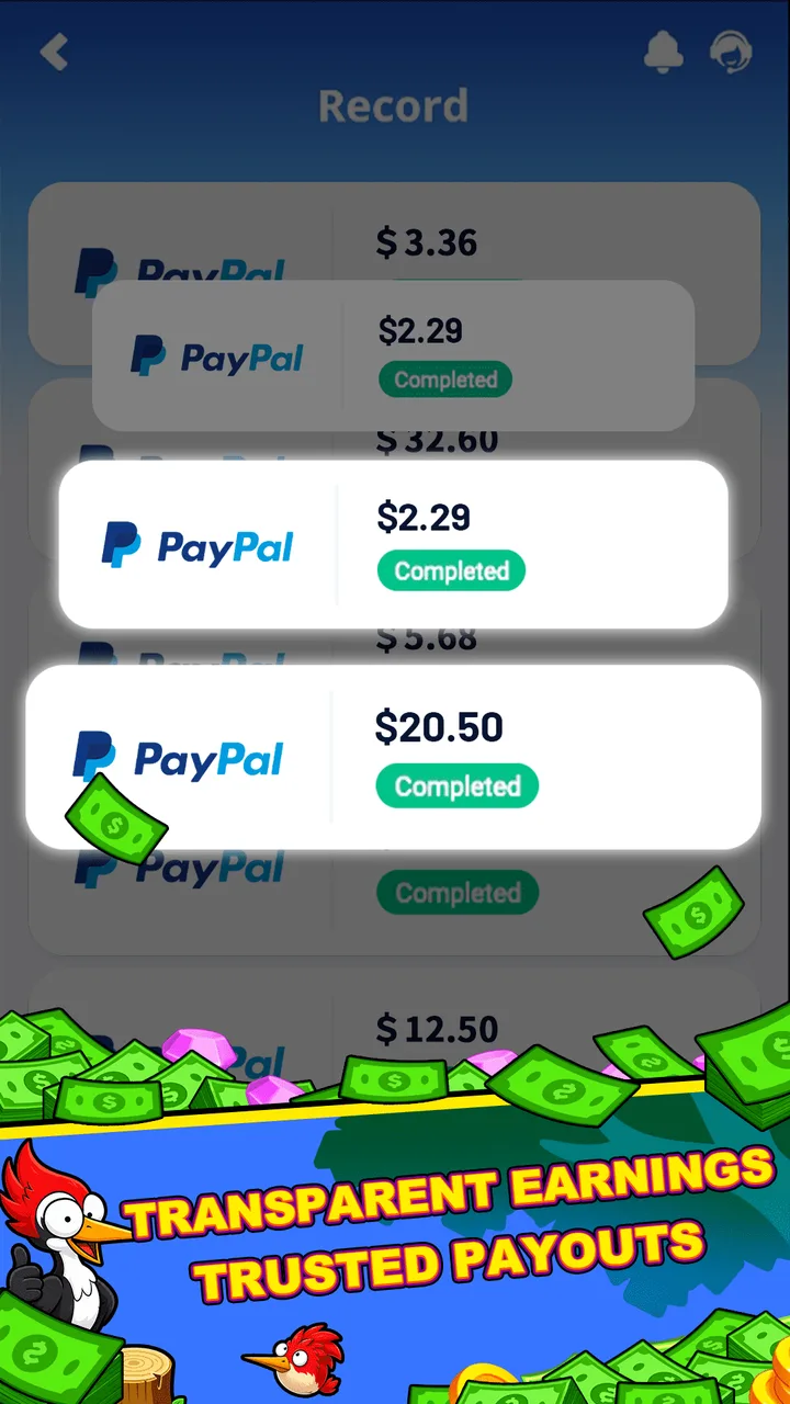 Cash Bird Clicker：Earn Money screenshot 2