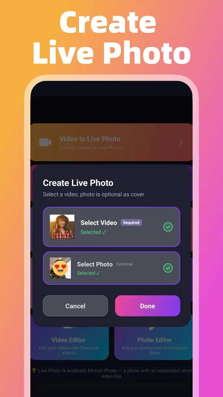 Live Photo Maker - Live Camera screenshot 2