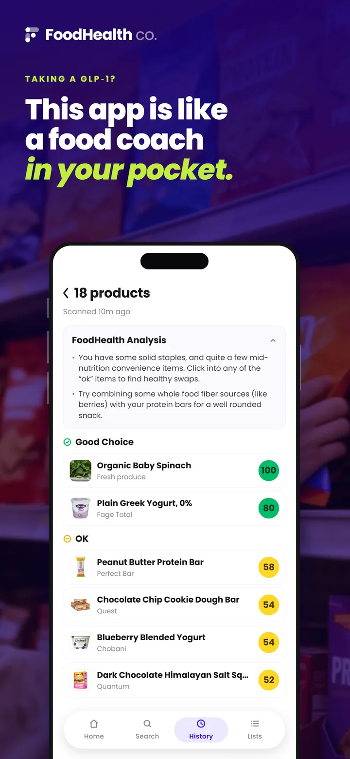 FoodHealth: Your Grocery Guide screenshot 1
