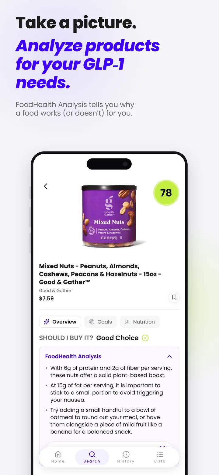 FoodHealth: Your Grocery Guide screenshot 2