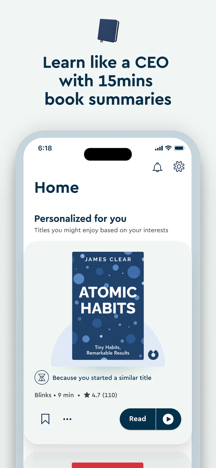 Blinkist: Book Summaries Daily screenshot 1