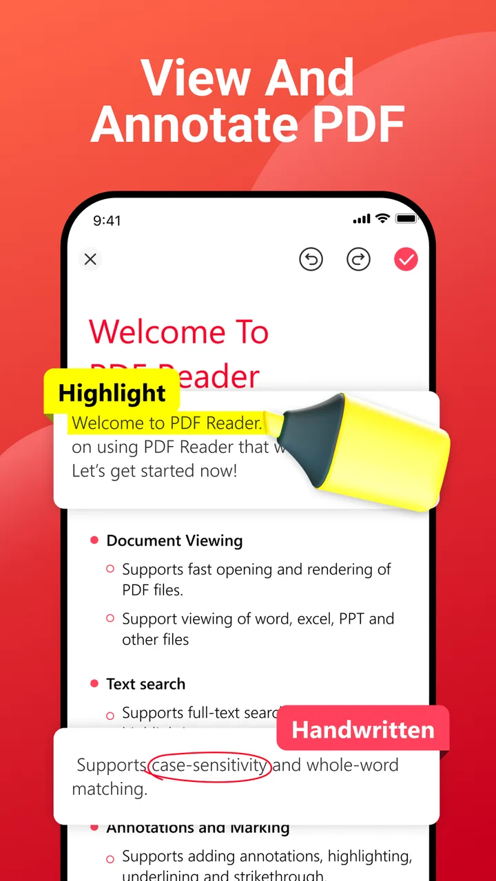 PDF Reader – Read & Manage screenshot 4