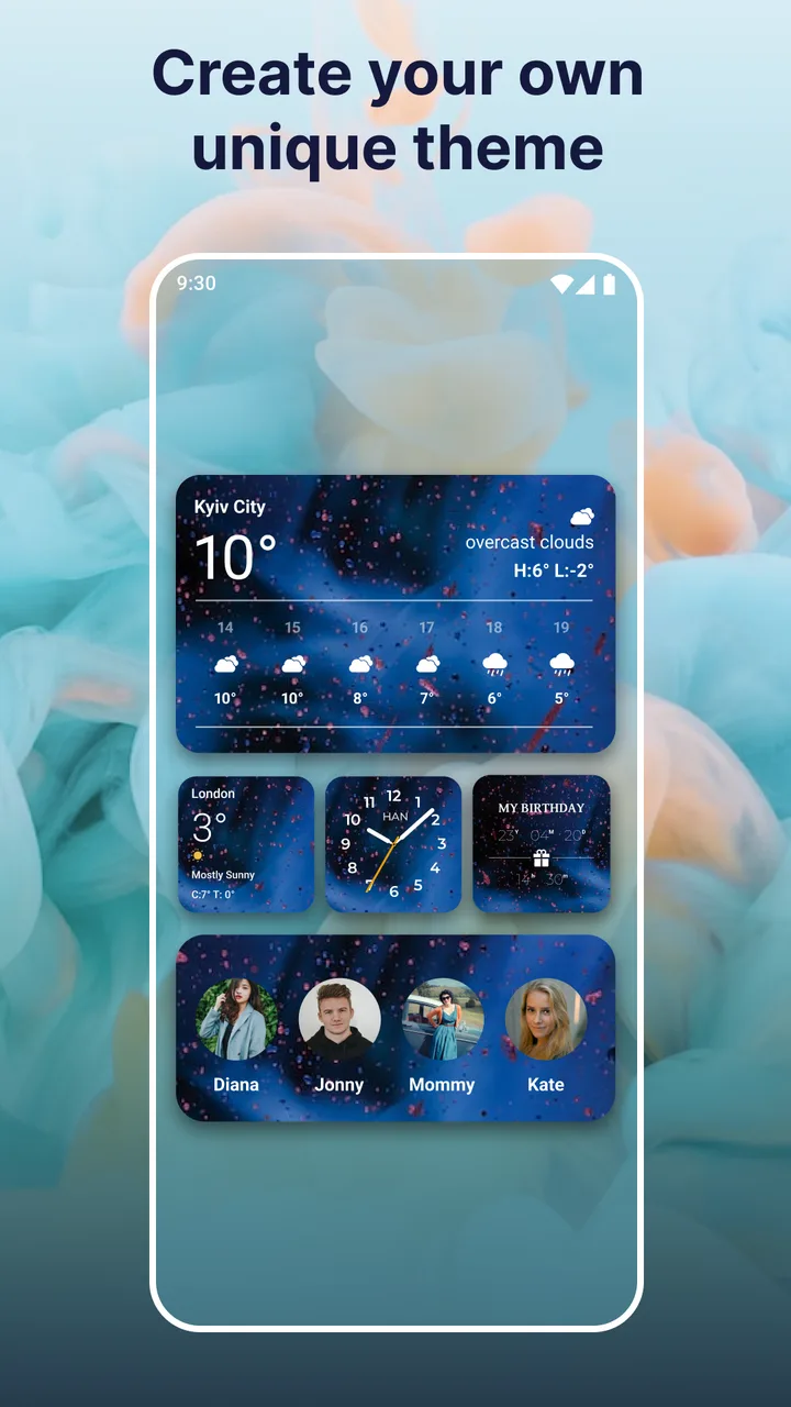 Widgets OS 18 - Color Widgets screenshot 4