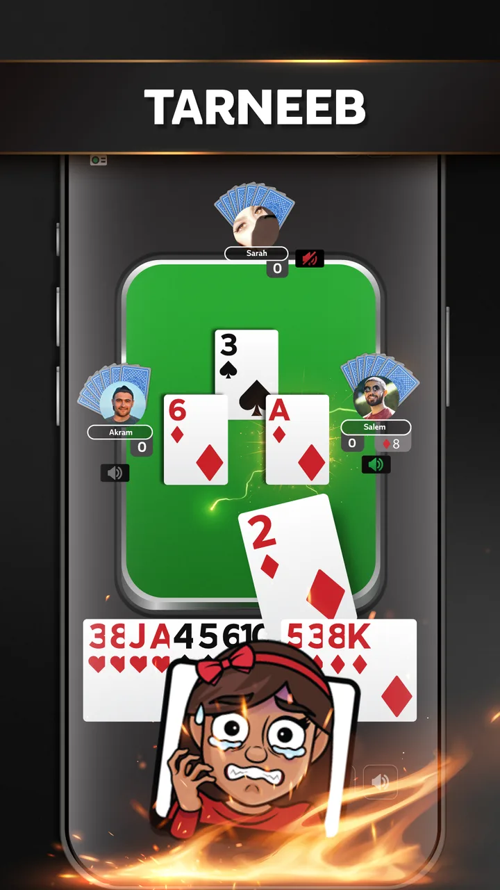 Jawaker Hand, Tarneeb & Trix screenshot 2