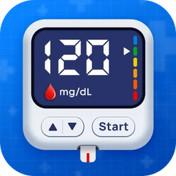 Blood Sugar & Pressure Tracker icon