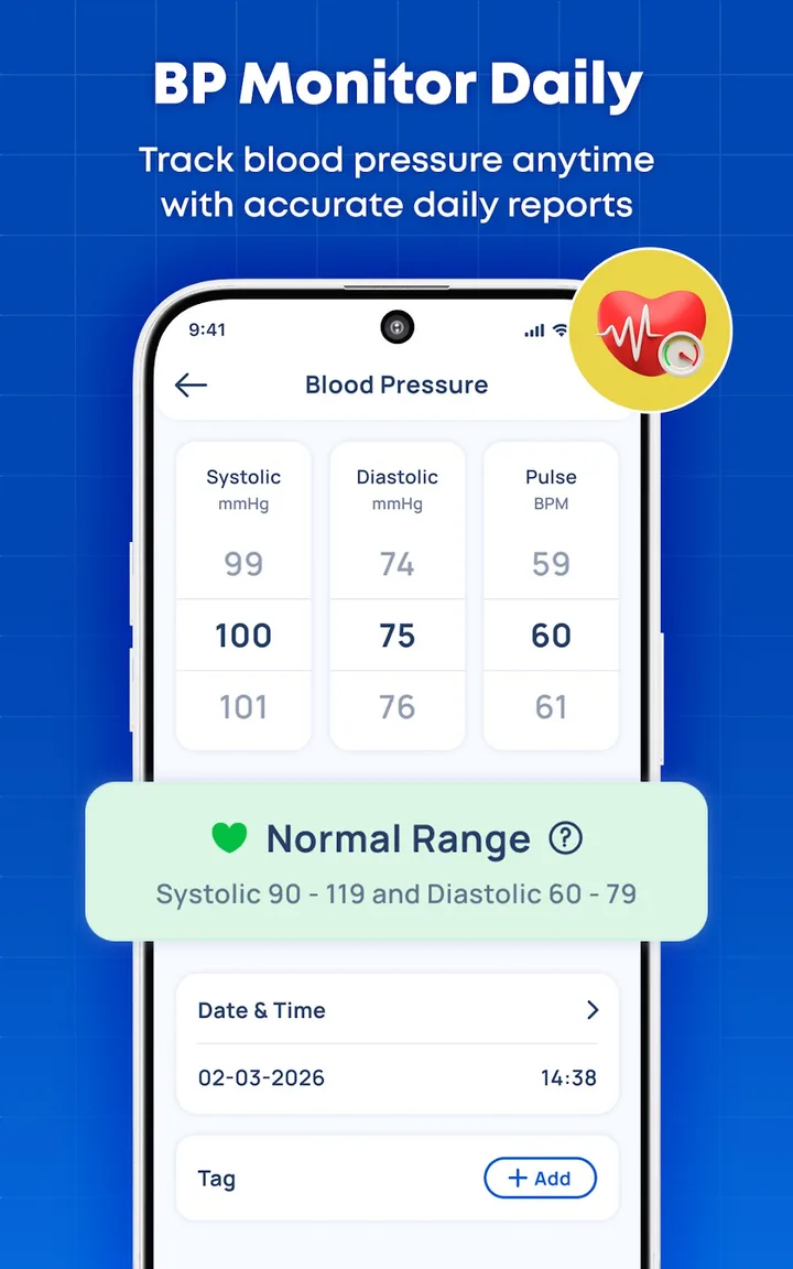 Blood Sugar & Pressure Tracker screenshot 3