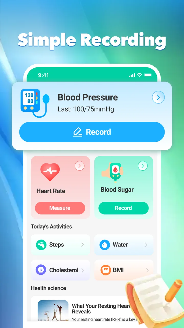 BP Tracker Home screenshot 1