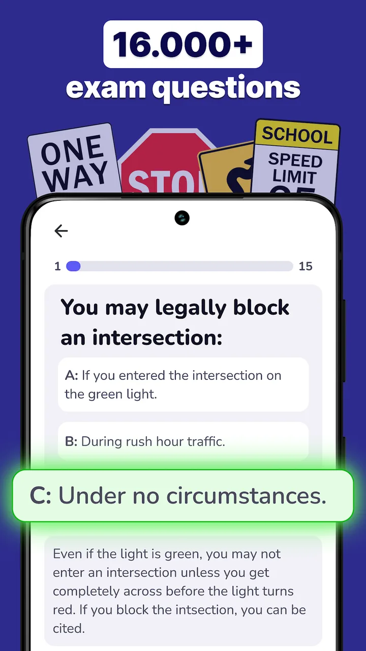 DMV Practice Test: Permit 2026 screenshot 2