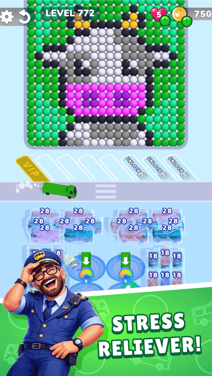 Bubble Bus: Parking Jam Puzzle screenshot 1