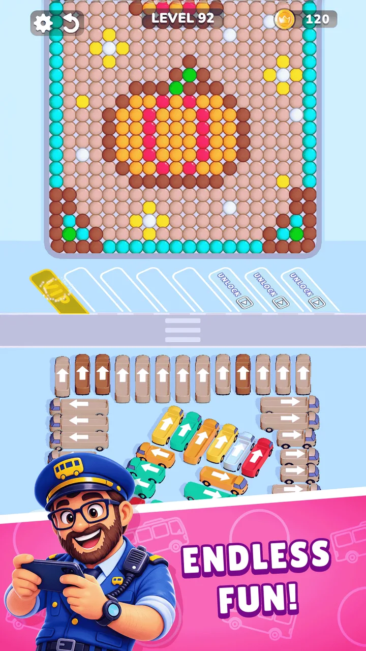 Bubble Bus: Parking Jam Puzzle screenshot 2