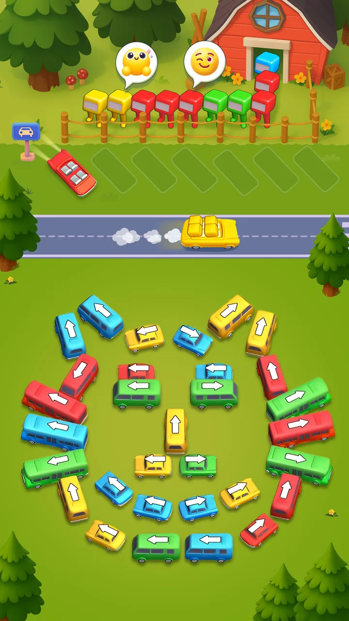 Bus Fever - Car Parking Jam screenshot 1