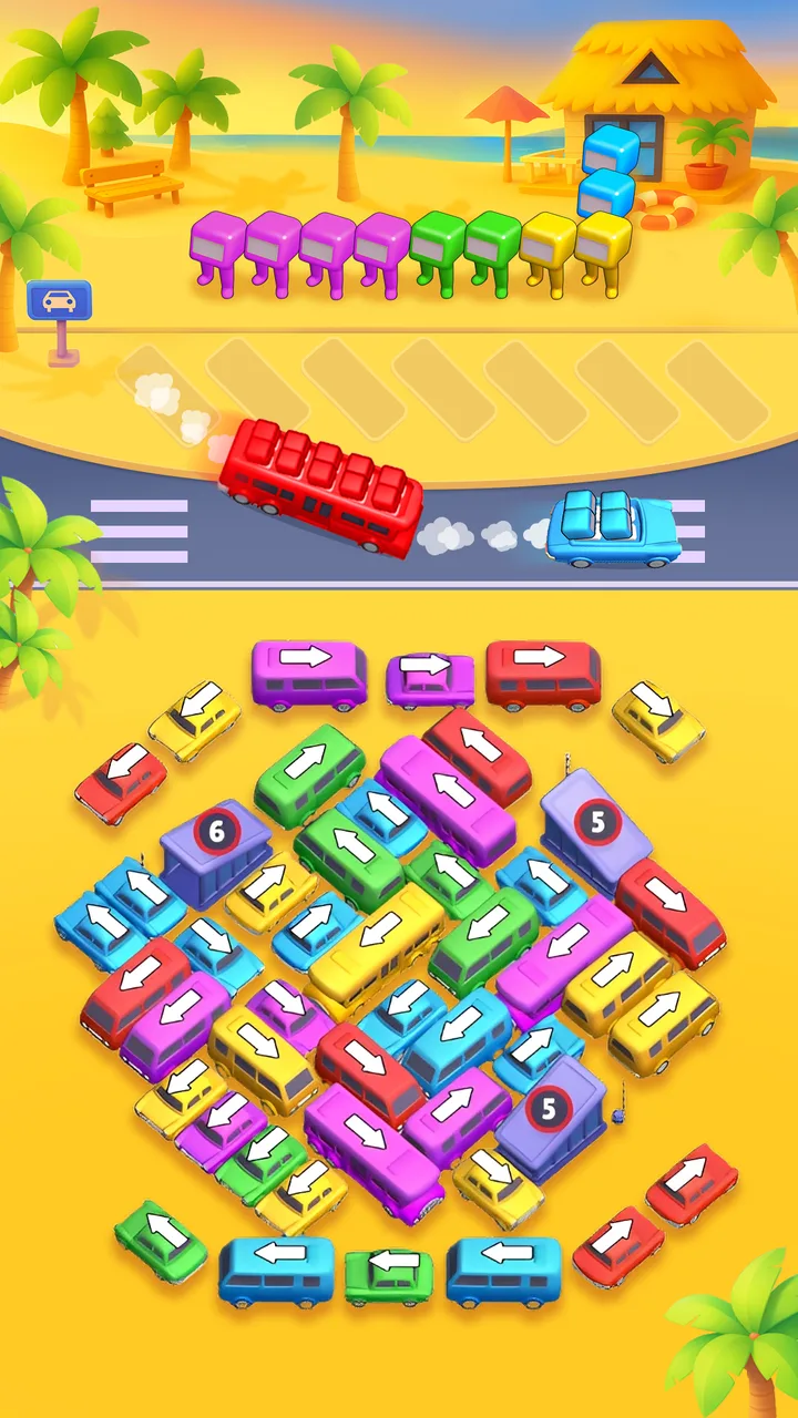 Bus Fever - Car Parking Jam screenshot 2