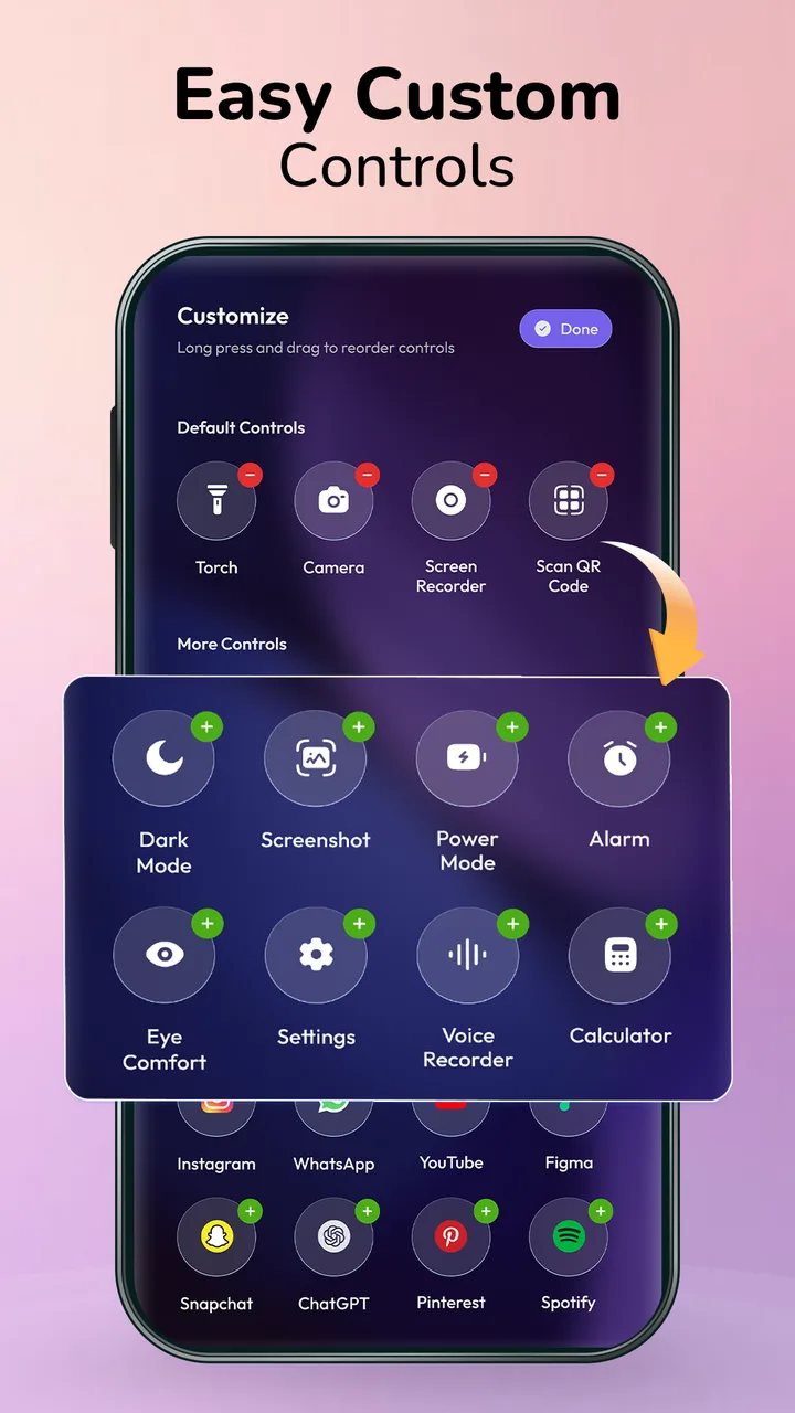 iOS Control Center - Panel screenshot 2