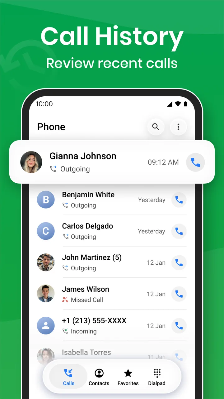 Phone App For Android screenshot 3