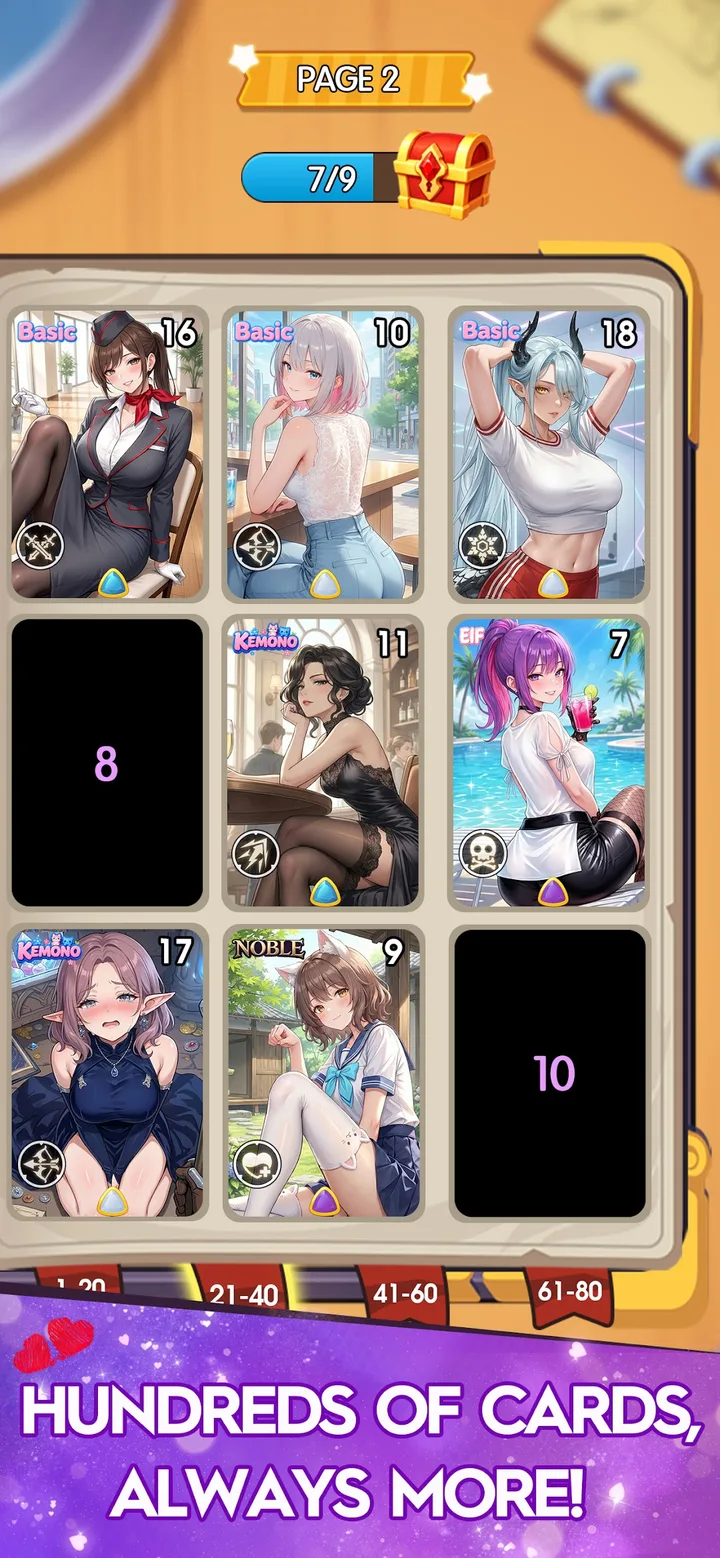Cards of Waifu: Collect & Duel screenshot 4