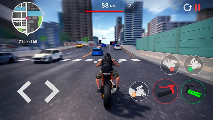 Motorcycle Real Simulator screenshot 1