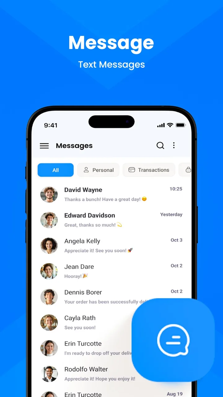 Messages screenshot 1