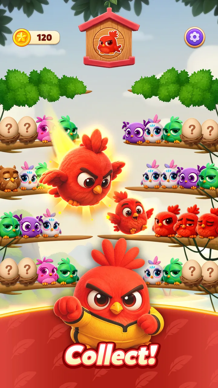 Chirpy Sort: Bird Color Puzzle screenshot 3