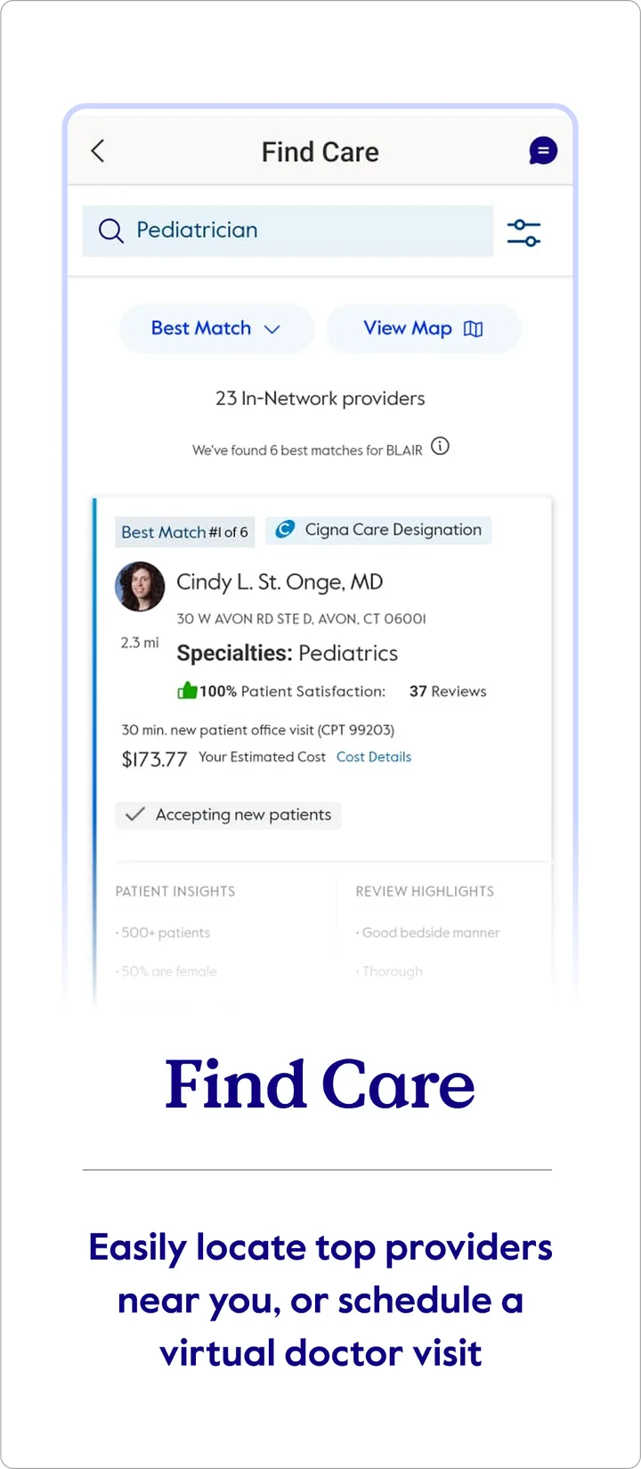 myCigna screenshot 3