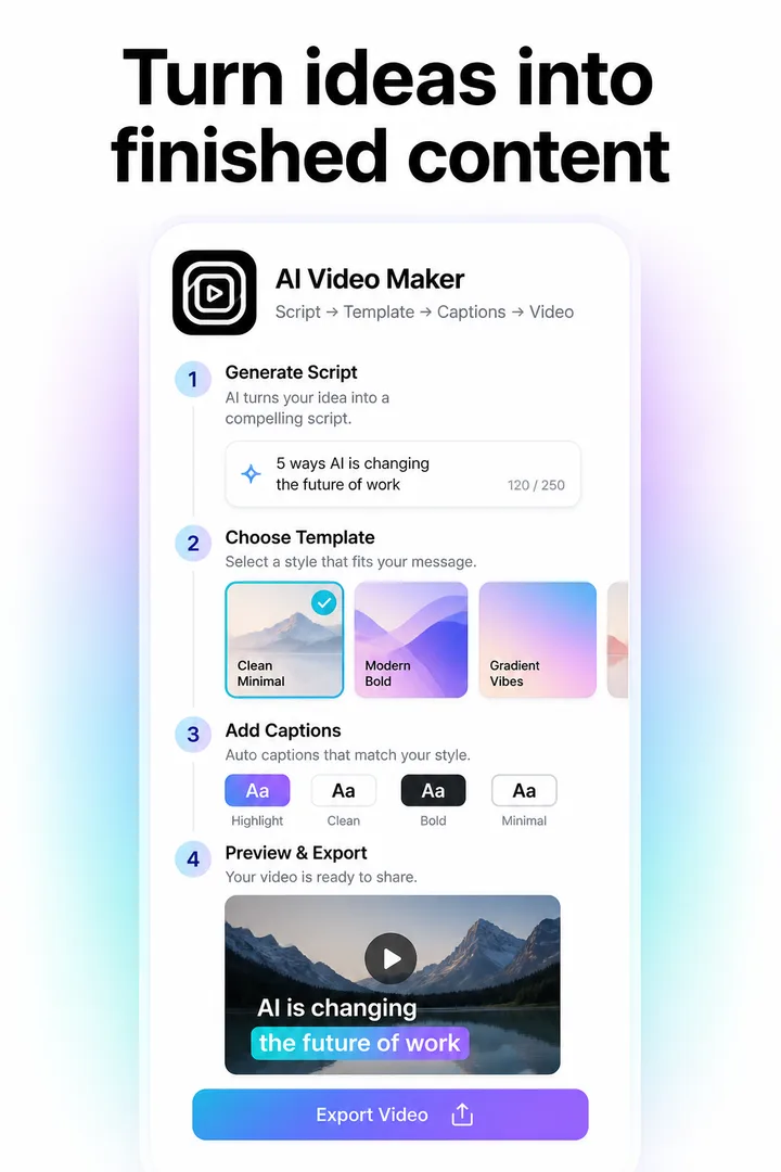 AI Video Maker: Chat to Video screenshot 3