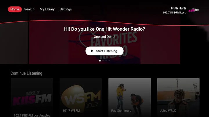 iHeartRadio for Google TV screenshot 3