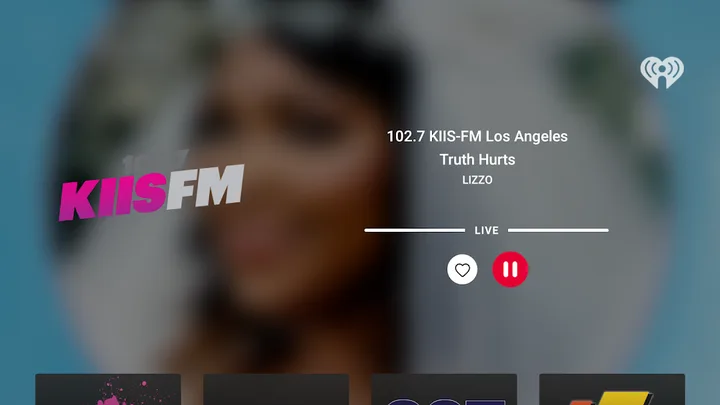 iHeartRadio for Google TV screenshot 4