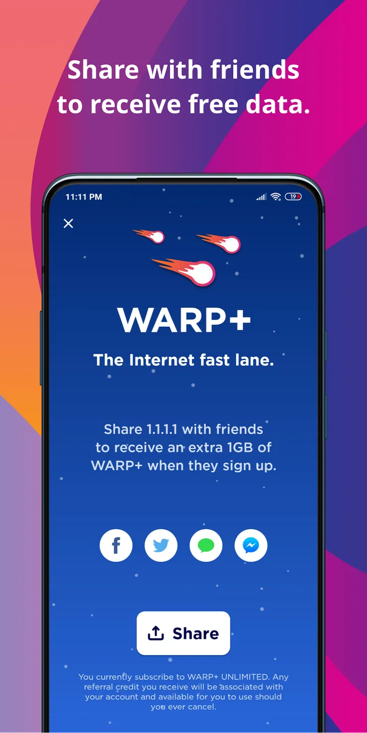 1.1.1.1 + WARP: Safer Internet screenshot 4