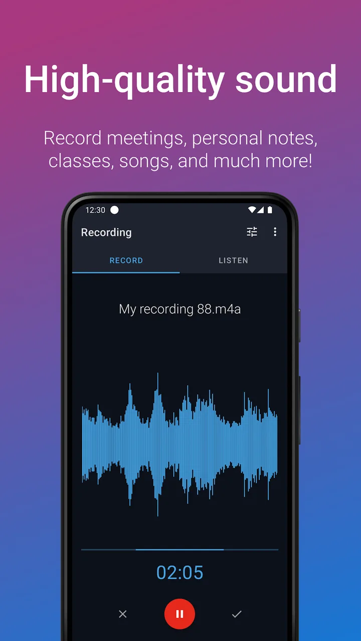 Easy Voice Recorder screenshot 2