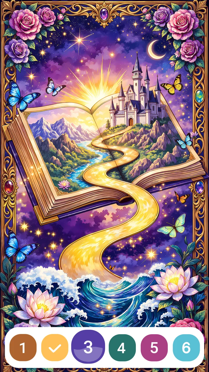 Magic Fantasy Paint by Numbers screenshot 1