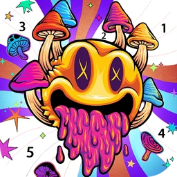 Fluid Art:Color By Number icon