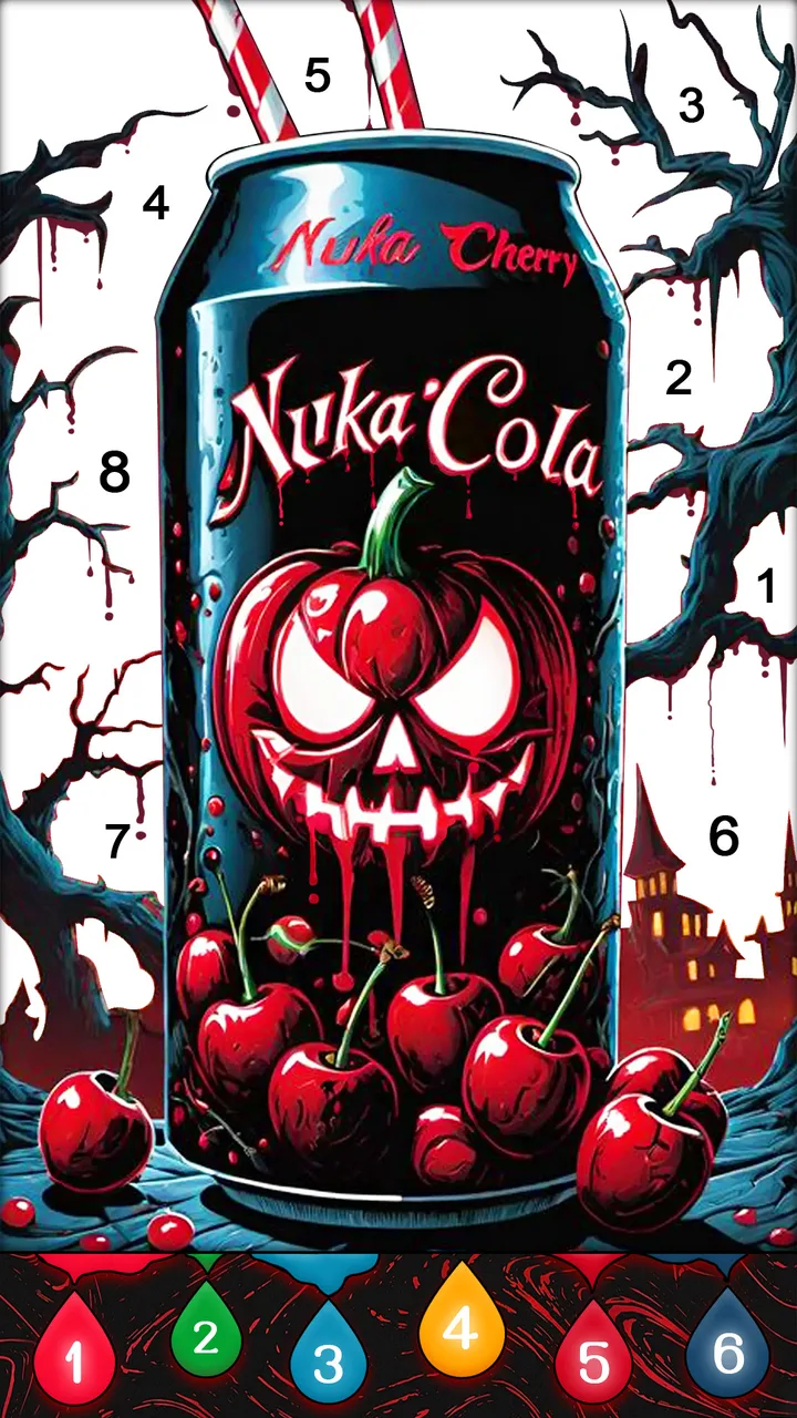 Fluid Art:Color By Number screenshot 2