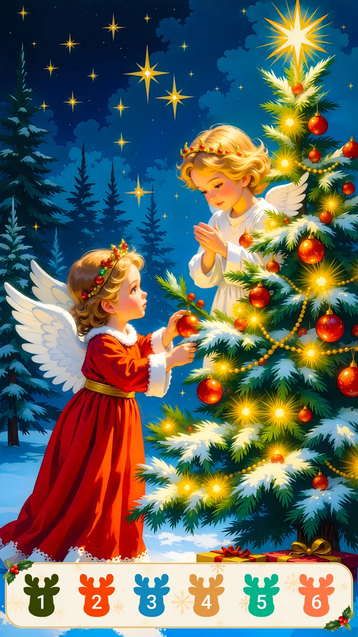 Christmas Joy Color by Number screenshot 2