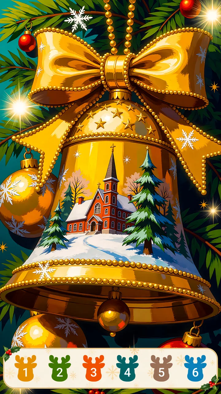 Christmas Joy Color by Number screenshot 3