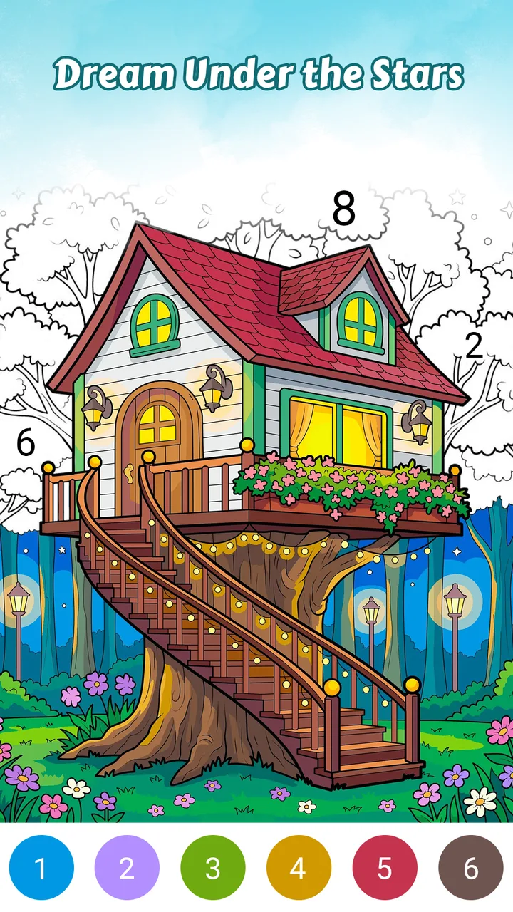 Country Living Color by Number screenshot 2